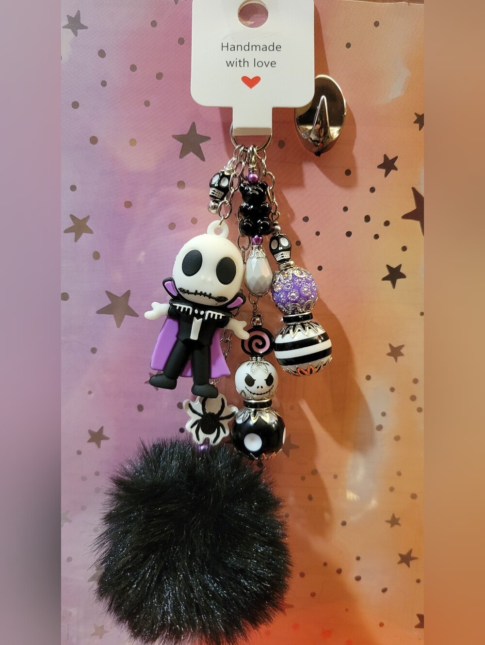 Handmade Keychain Purse Charm Halloween